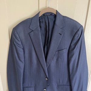 Ermenegildo Zegna Navy Blue Men's Blazer -- 42 R